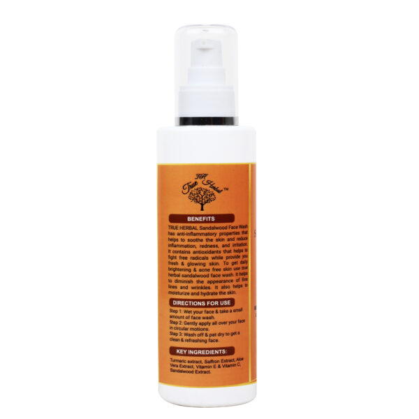 Sandalwood Face Wash 200ml - Image 5