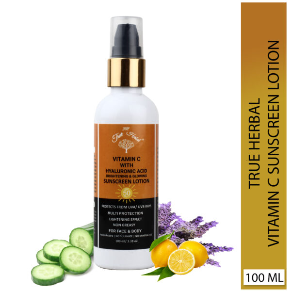 True Herbal Sunscreen Lotion 100ml - Image 2