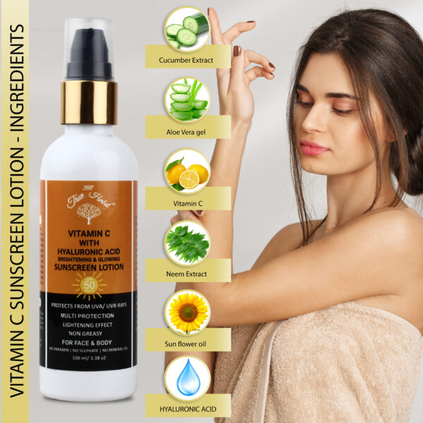 True Herbal Sunscreen Lotion 100ml - Image 4