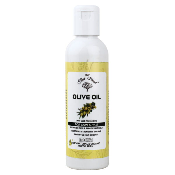 True Herbal Olive Oil for Hair and Skin 200ml
